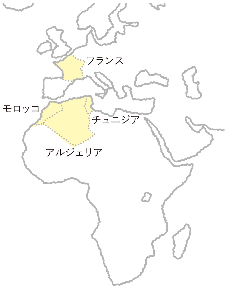 メルゲーズ地図